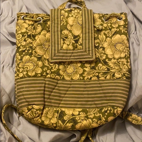 Quilted Drawstring Backpack - Picture 1 of 4
